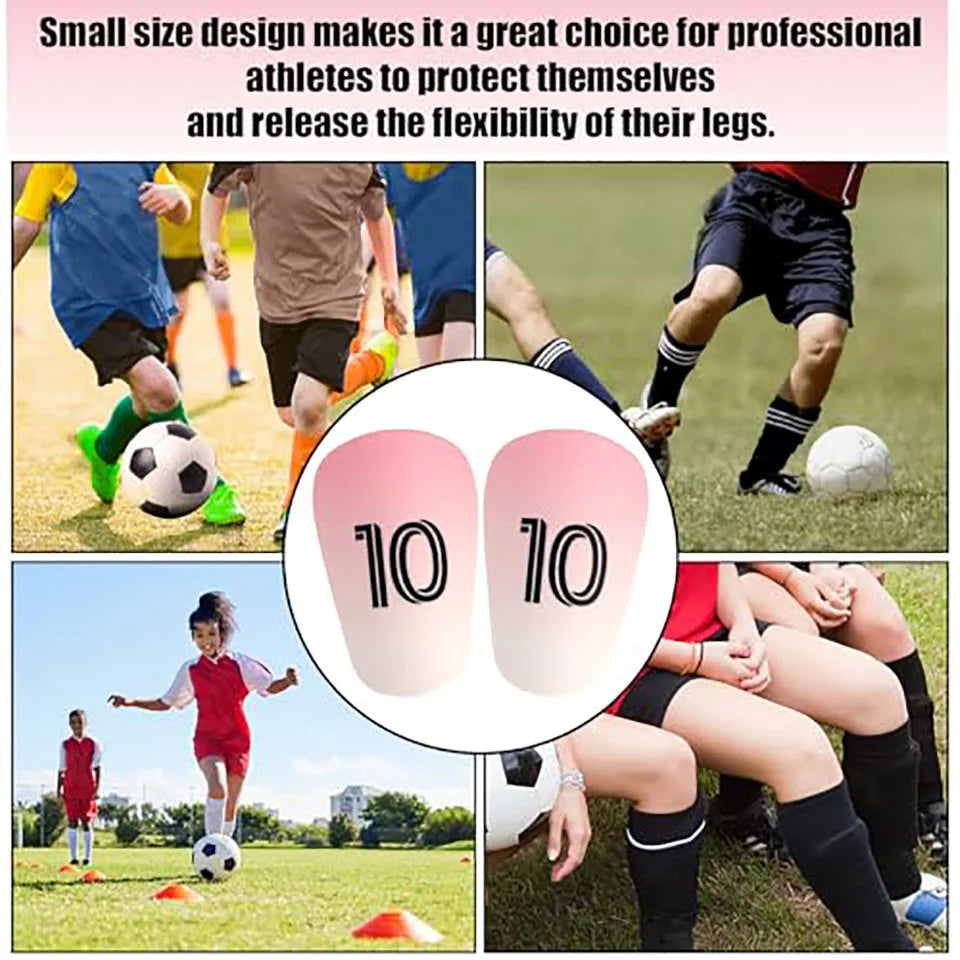 Loogdeel 1Pair Mini Children's Football Sports Leg Guards Board Adult Kids Shinguards Soccer Calf Protection Legging Shin Pads