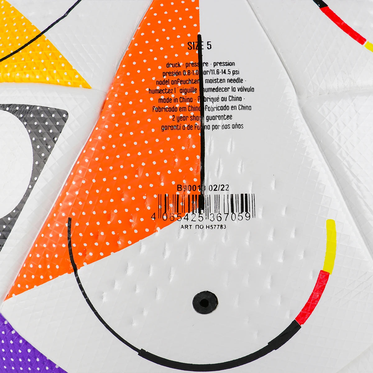 MYOKIA Soccer 5 Athletic Training White and Purple Daily PU Hand Stickers Leather