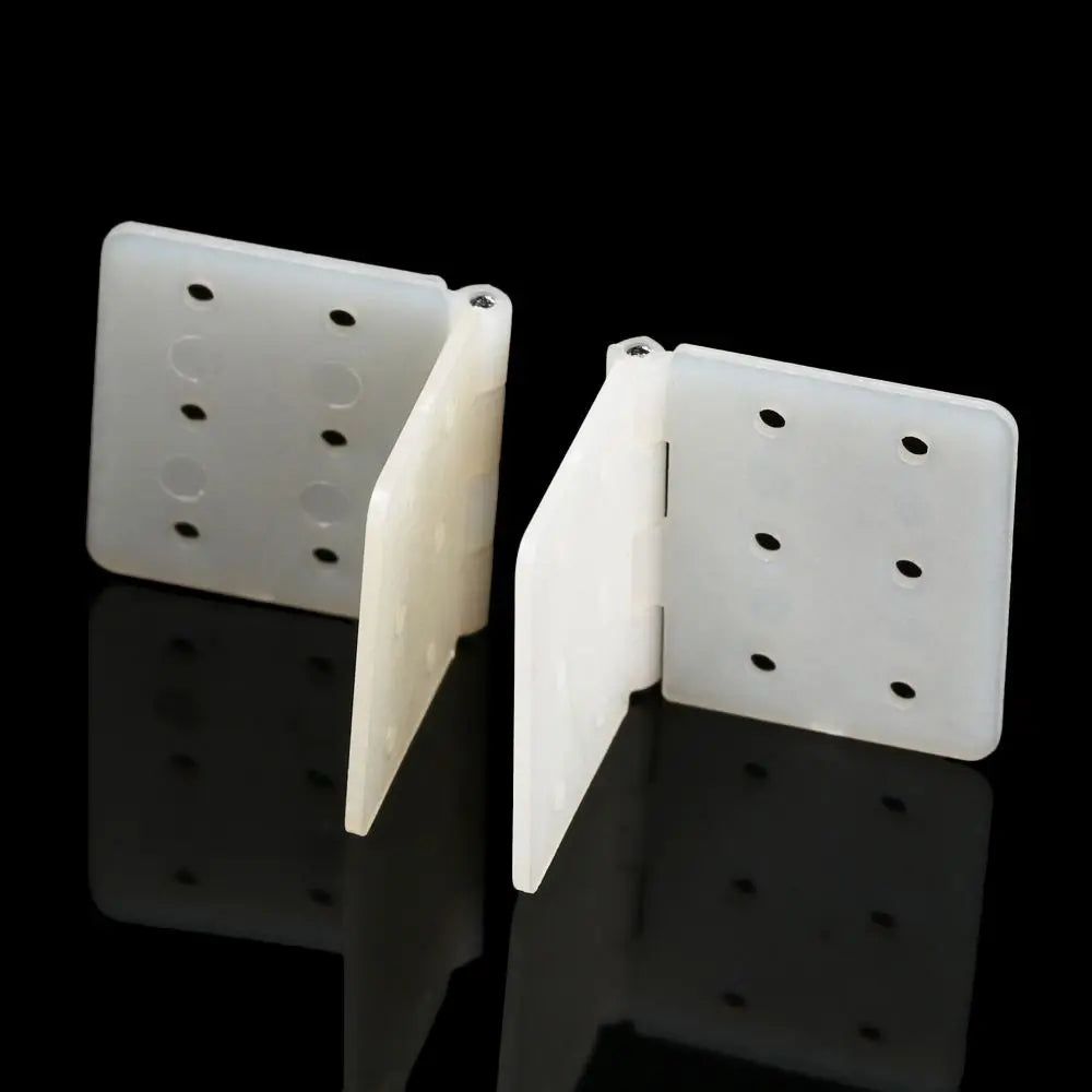 10Pcs 3 Sizes White Nylon Pinned Hinge for RC Airplanes Aileron Connection Aeromodelling Model DIY Accessories Educational Toys