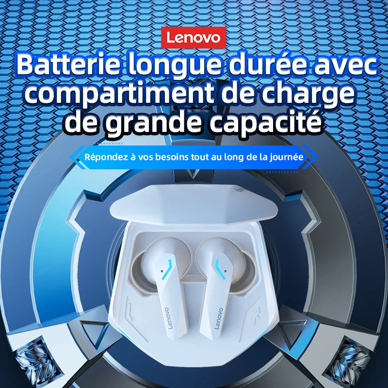 Original Lenovo GM2 Pro 5.3 Earphone Bluetooth Wireless Earbuds Low Latency Headphones HD Call Dual Mode Gaming Headset With Mic