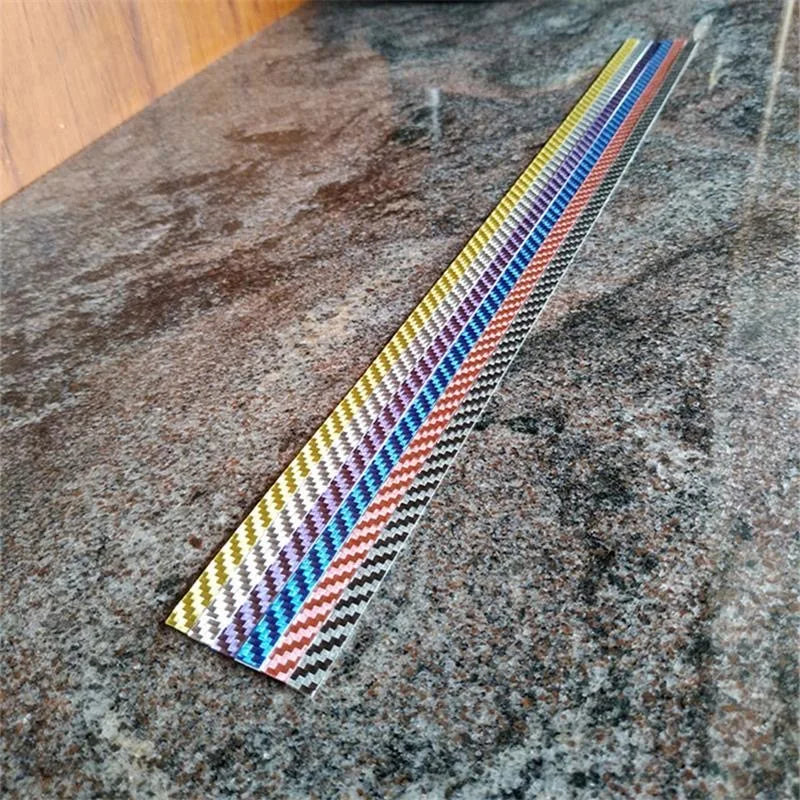 1pcs Table Tennis Racket Edge Tape Carbon Fiber Durable Self-adhesive Ping Pong Bat Protective Side Tape Protector width of 6mm