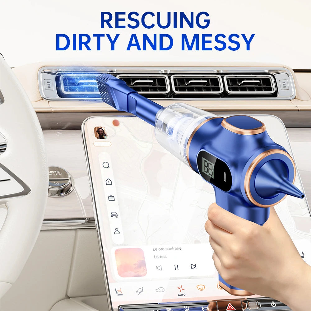 290000Pa 5in1 Wireless Vacuum Cleaner Handheld Vacuum Pump Car Vacuum Cleaner For Home Portable Cordless Powerful Strong Suction