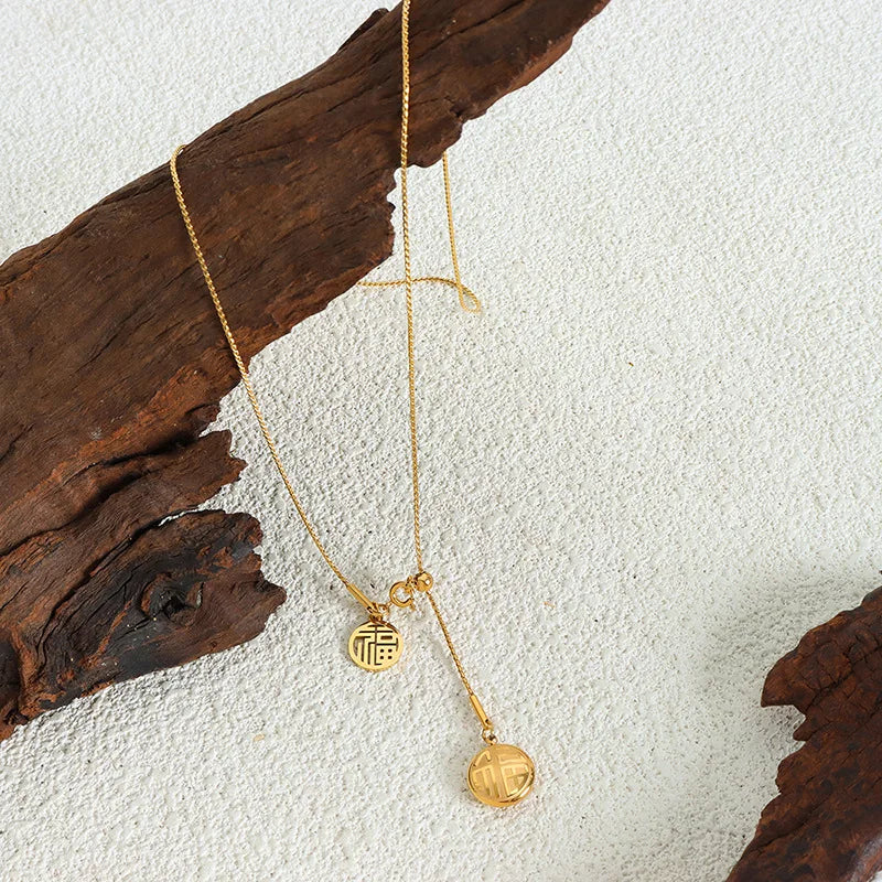 Cute Necklace For Women Stainless Steel Heart Necklace Fashion Gold Color Necklaces Simple Necklace Birthday Gift