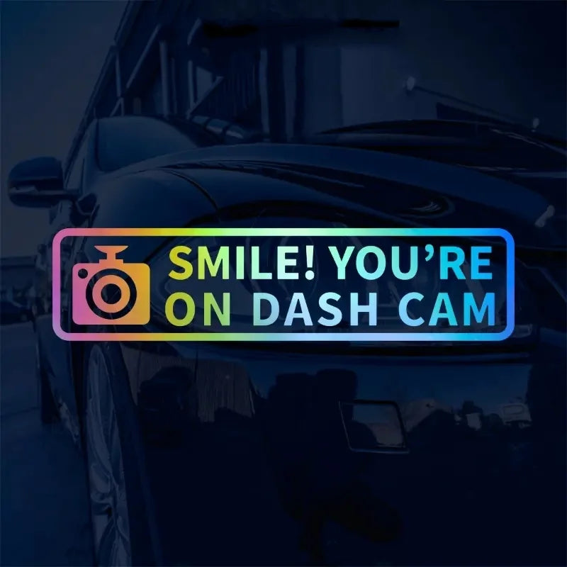 1 Pcs Car Reflective Stickers Motorcycle Car Decorative Decals Warning Stickers Keep Your Distance