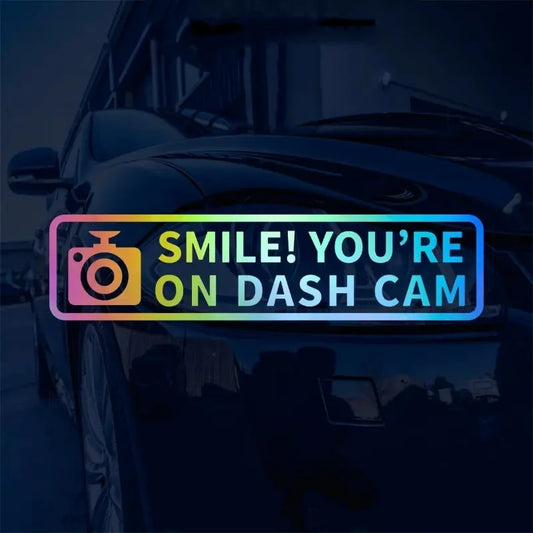 1 Pcs Car Reflective Stickers Motorcycle Car Decorative Decals Warning Stickers Keep Your Distance