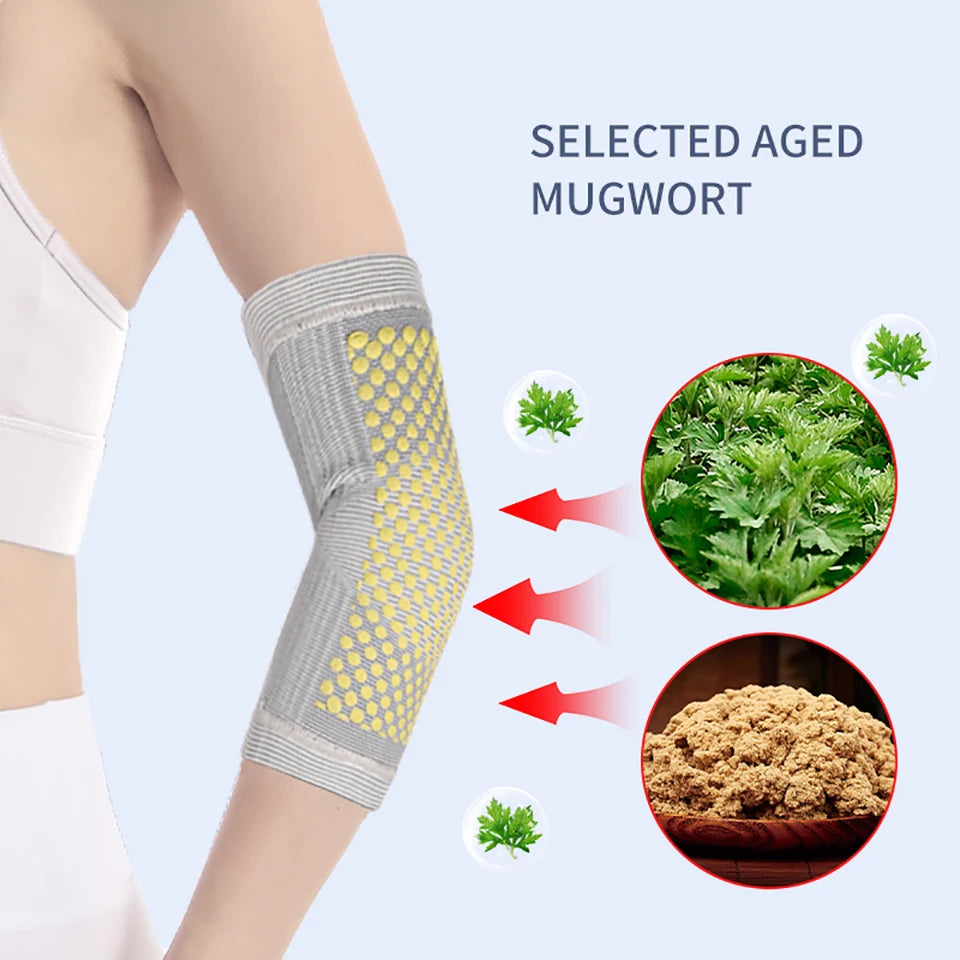 1Pcs Self Heating Elbow Support Pad Arm Compression Support Elbow Sleeve Protector for Tendonitis Tennis Outdoor Activities