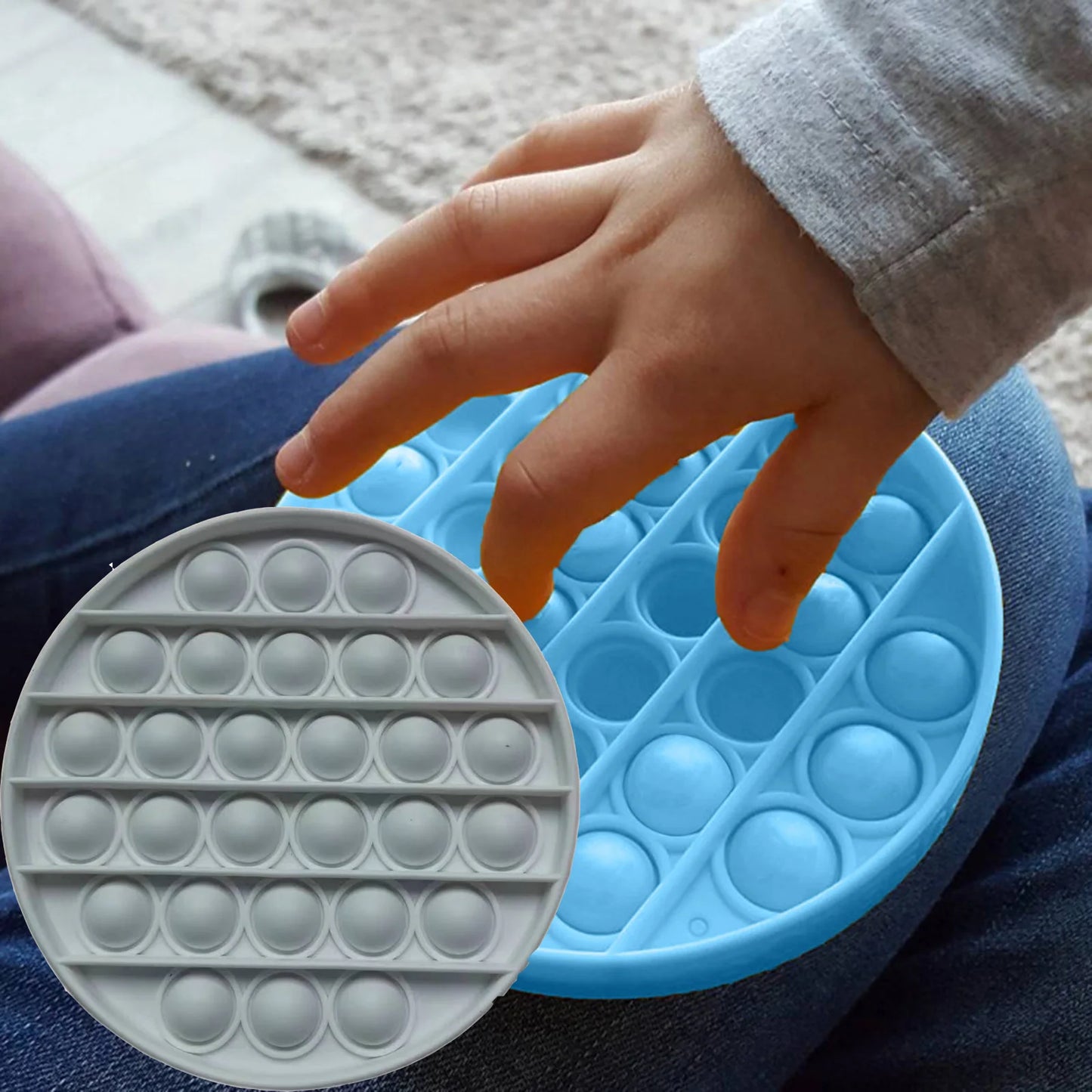 Squeeze Toy Fidget Toys Anime Push Bubble Sensory Autism Needs Squishy Stress Reliever Adult Kid Funny