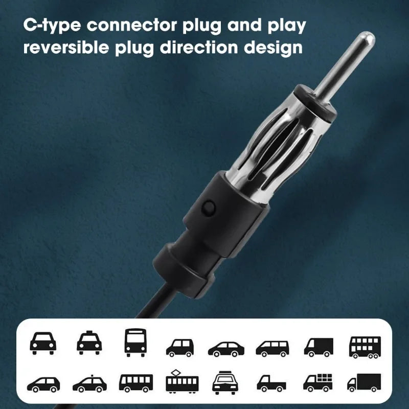 Universal 3M 5M Auto Car Radio TV FM Antenna Signal Amp Amplifier Marine Vehicle Boat RV Signal Enhance Device Car Accessories