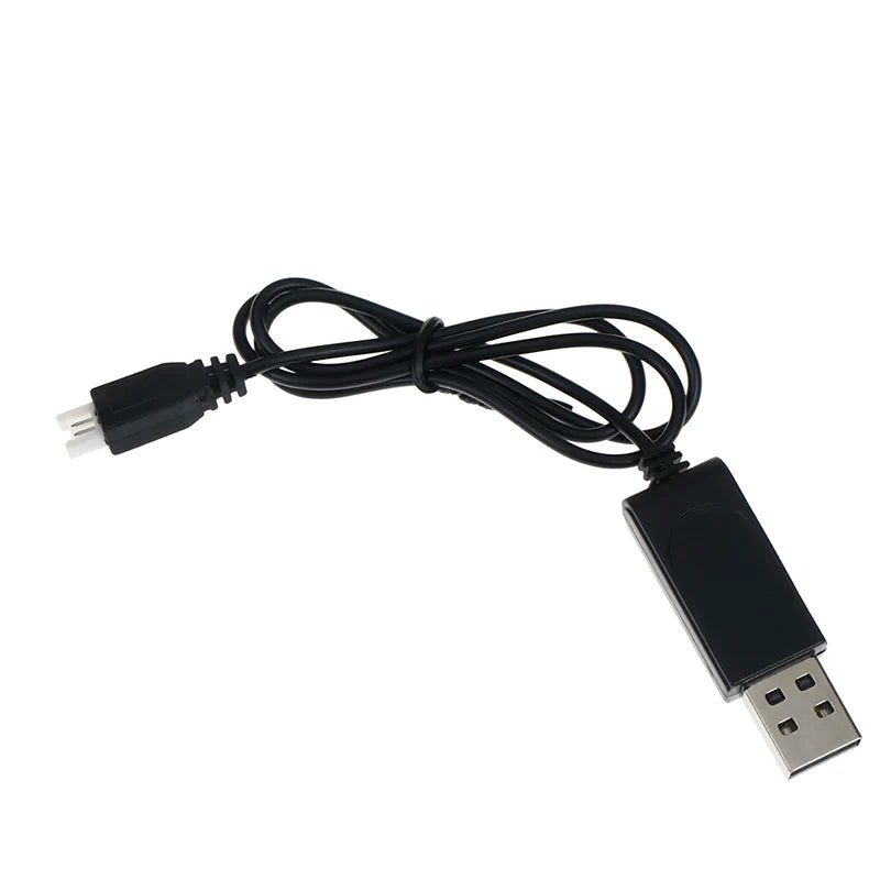 1Pc RC USB Charging 3.7V Lithium Battery Charger Cable USB Plug for 3Rc Drone Quadcopter  Plug Electric Toy USB Charging Cable