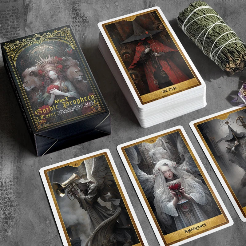 New Beginner 12x7cm Tarot Rider Waite 78 Genuine Professional Forest Spirit Tarot Cards deck with guidebook Spanish Russian PDF