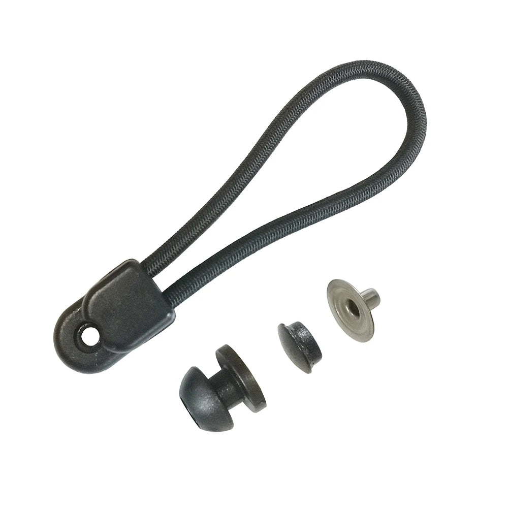 6 or 10 Sets UV Resistant Stayput Shock Cord Loop Bungee Clip Pull Tie Down Tarp Canvas Knobs for Marine Truck Car RV Boat Cover