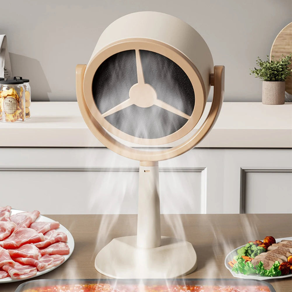 USB Desktop Range Hoods Portable Exhaust Fan Adjustable Angle Small Kitchen Hood Extractor Barbecue Large Suction Cooker Hood