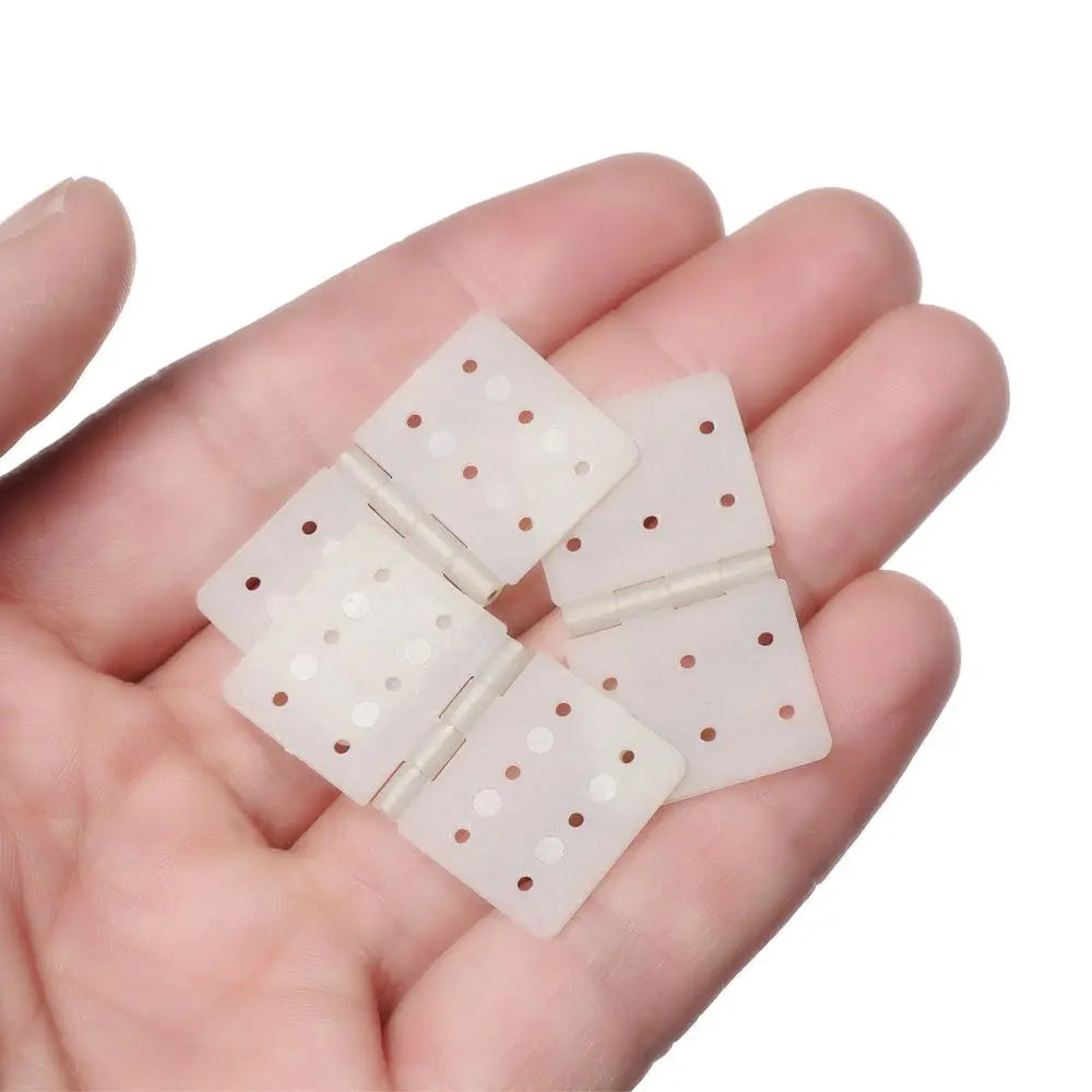 10Pcs 3 Sizes White Nylon Pinned Hinge for RC Airplanes Aileron Connection Aeromodelling Model DIY Accessories Educational Toys