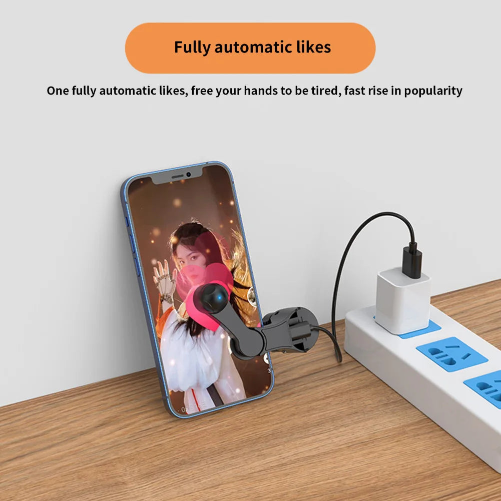 Automatic Clicker Handy Autoclicker Silent Screen Tapper For Sending Likes Phone And Mobile Device For Gaming Live Shopping