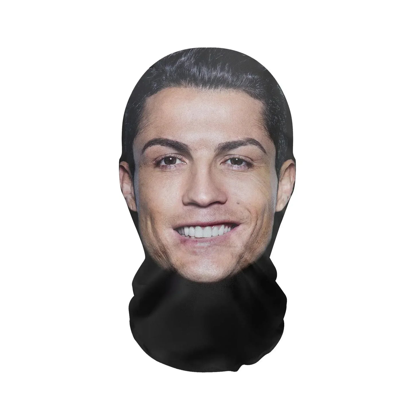 Creative 3d Printed Full Face Mask Head Fit Elastic See-through Mask For Men Women Idea For Anti-facial Cosplay Headdress
