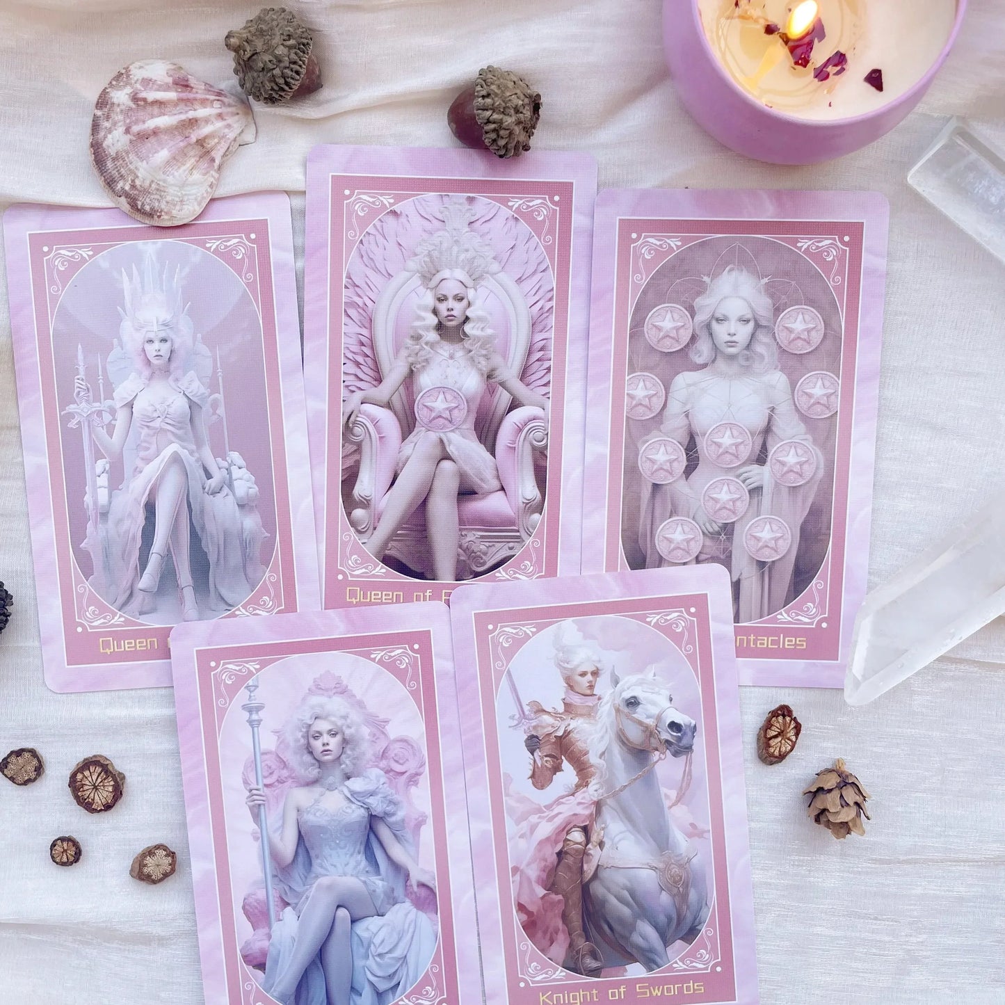 Beginner Tarot Rider Waite 78 Oracles Deck Genuine Professional Feel The Magic of New Pink Love Tarot Cards 12x7cm Guidebook PDF