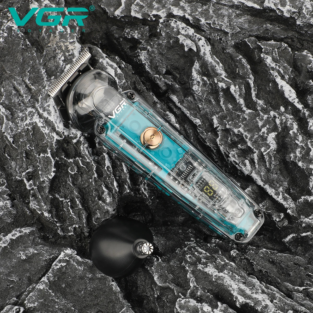 VGR Hair Clipper Professional Trimmer Rechargeable Hair Cutting Machine Cordless Haircut Machine IPX6 Hair Clippers Men V-949
