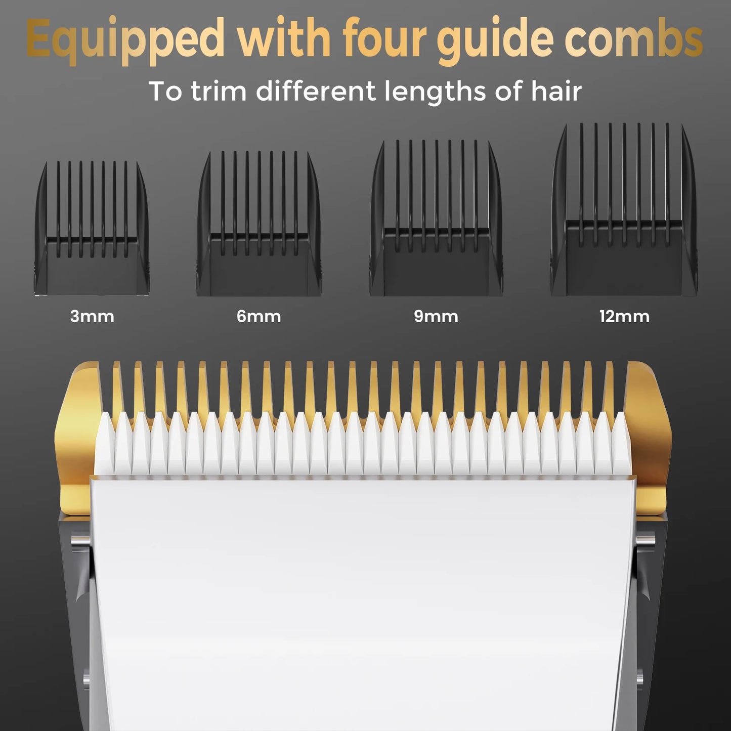 Sejoy Hair Clippers for Men Professional Cordless Barber Clippers for Hair Cutting Machine Grooming Rechargeable Beard Trimmer