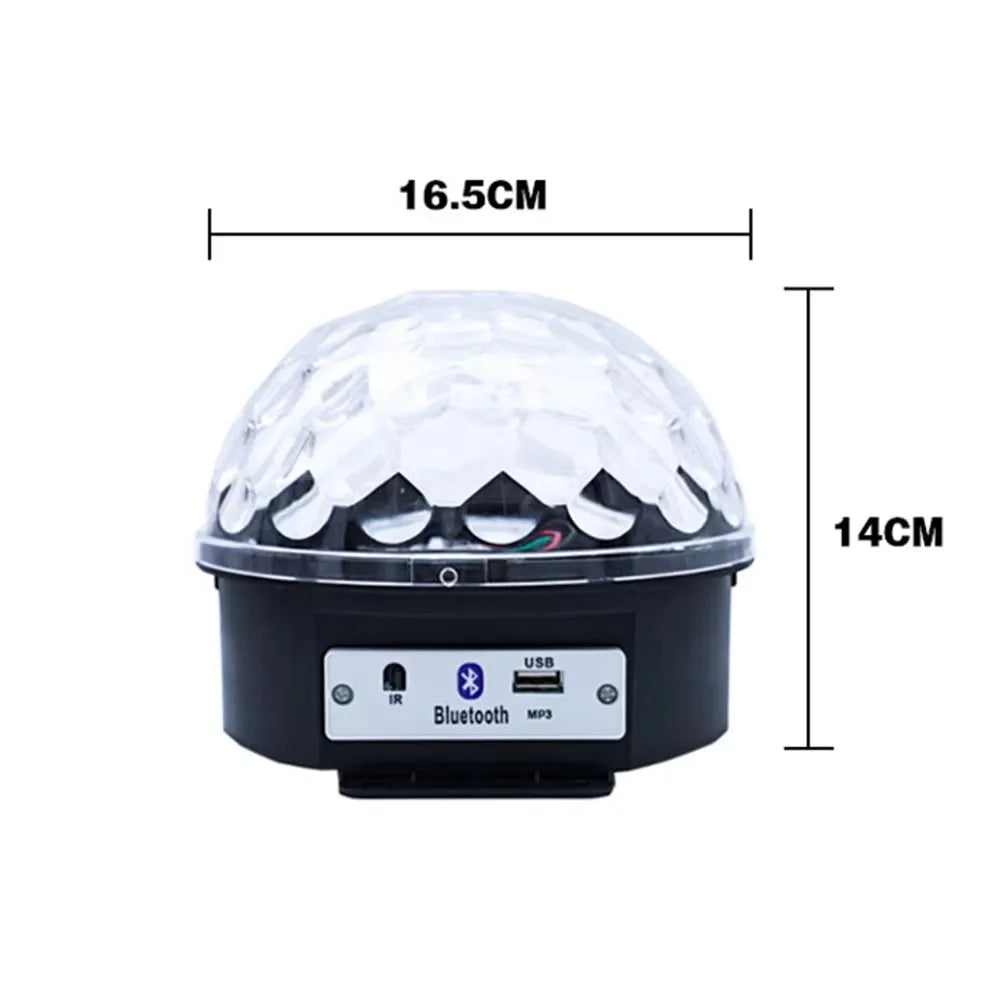 LED disco ball light Bluetooth DJ Party KTV Magic Ball Stage Lighting Effect Crystal Stage Lighting Effect music stage light