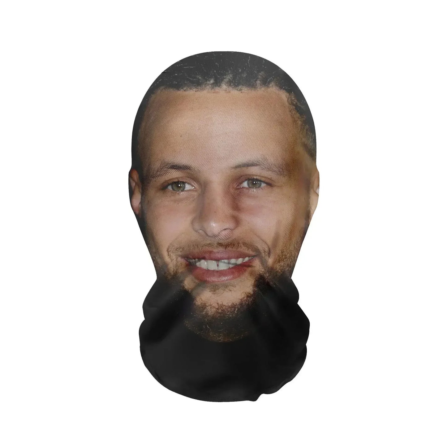 Creative 3d Printed Full Face Mask Head Fit Elastic See-through Mask For Men Women Idea For Anti-facial Cosplay Headdress