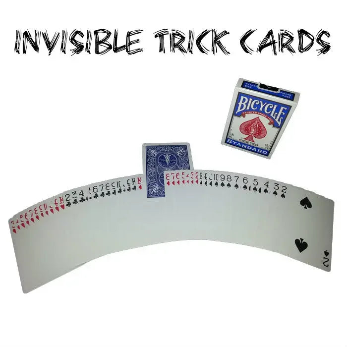 The Invisible Deck Rider Back Playing Cards Collectible Poker Magic tricks for Magician