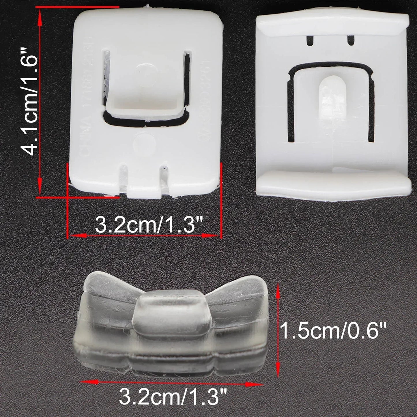 Car Seat Fastener Rail Runner Clip Slider Guide Piece For VW Jetta 2 SEAT Arosa Audi 80 VW Golf 3 MK3 MK2 MK1 Rabbit Accessories