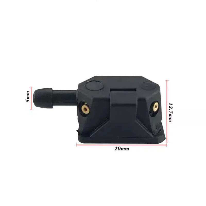 2Pcs Universal Car Windscreen Washer Wiper Blade Water Spray Jets Nozzles Mounted Onto 8mm 9mm Arm Adjusted 4 Way Upgrade
