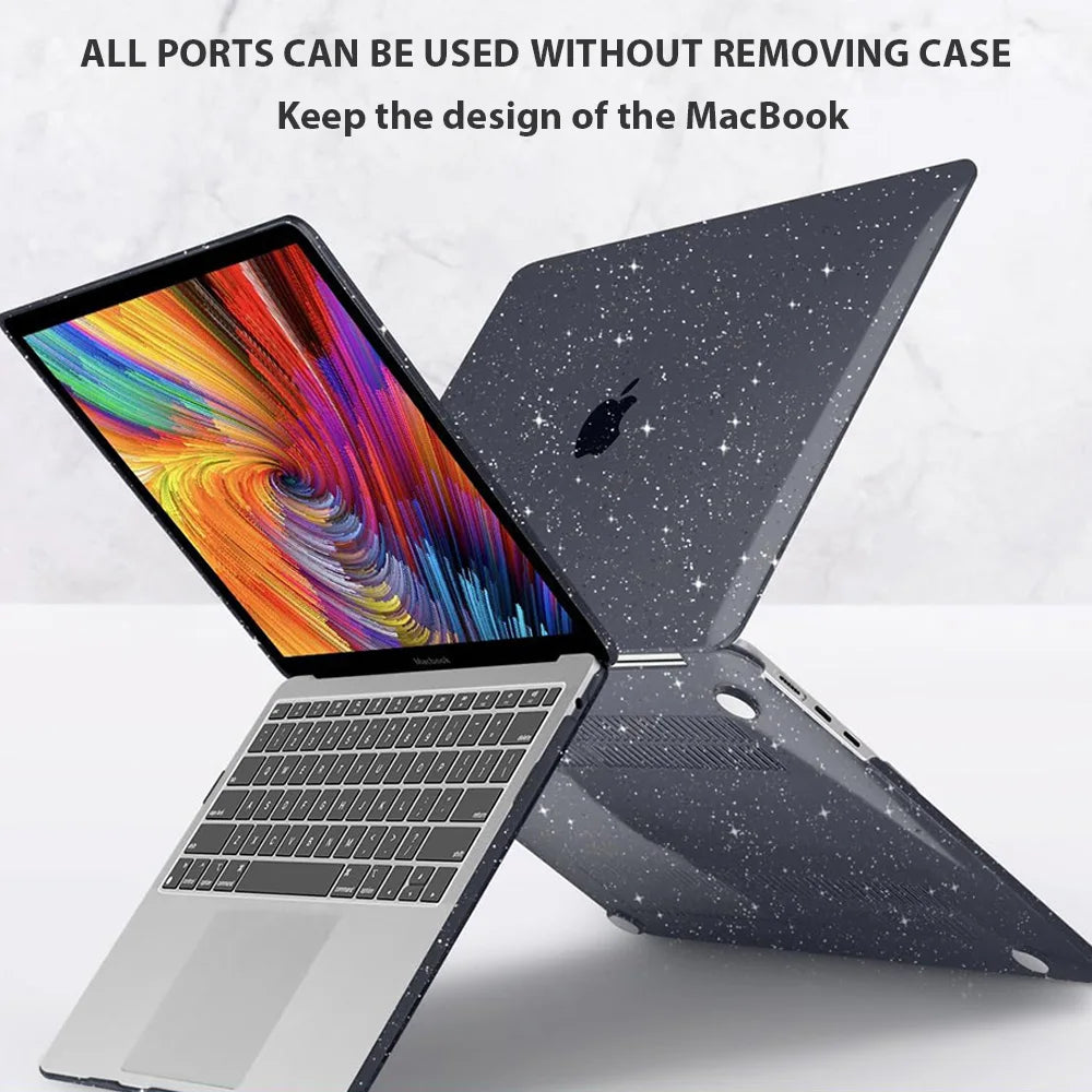 Laptop Case For MacBook Air13 M1 M2 M3 Air 13.3 13.6 Cover Leaves no Fingerprints For Pro 14 Case New Pro 16 Macbook Accessories