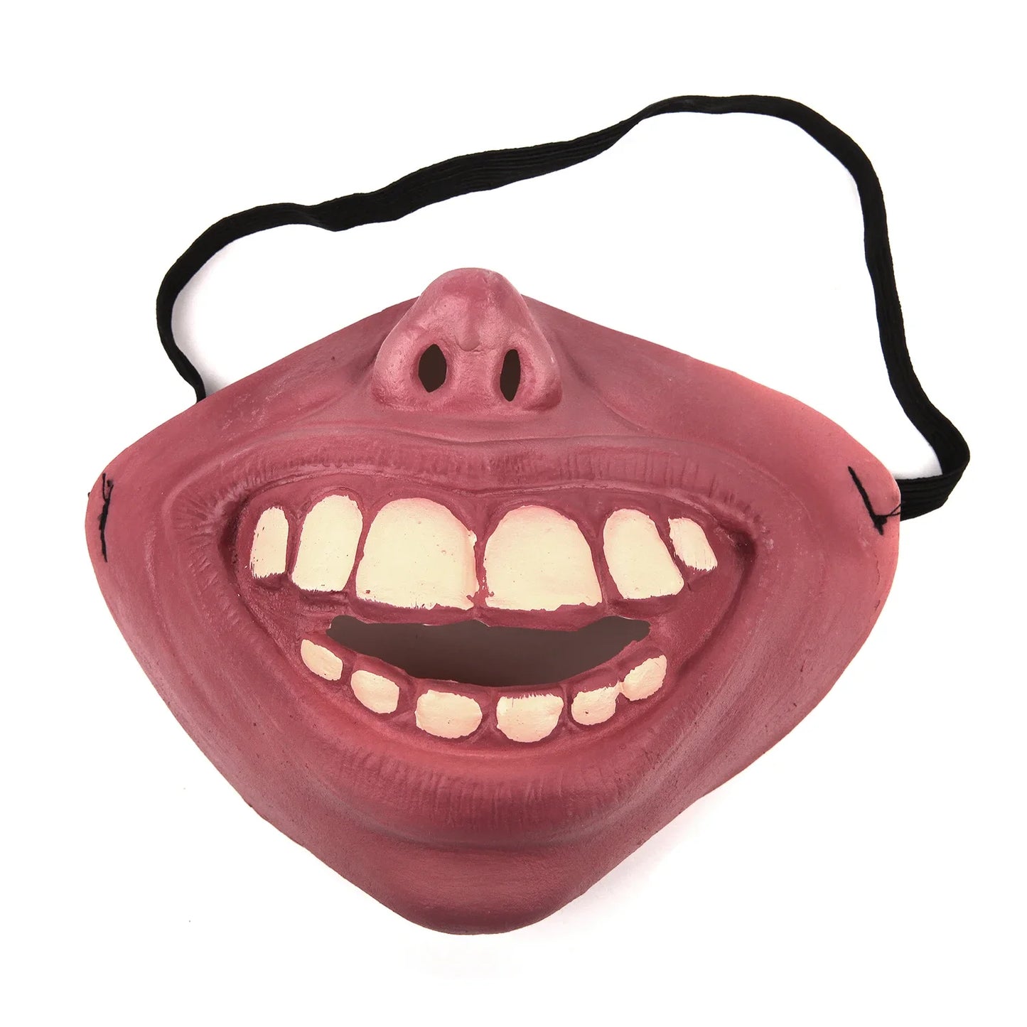 Funny Latex Half Face Masks Women Men Adult Brown Halloween Party Cosplay Props Horrible Soft Elastic Masks Fashion Accessories