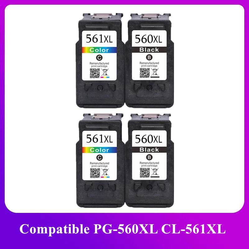 Compatible PG560 560XL 561XL for Canon PG-560 CL-561 XL Ink Cartridge for Canon Pixma TS5350 TS7450 TS5351 TS5352 TS5353 TS7451