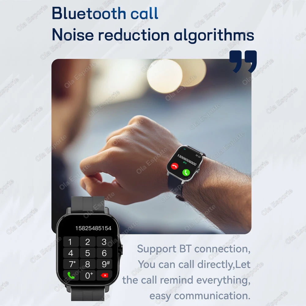 Outdoor Sports Smart Watch Wireless Calling Information Reminder Wallpaper Change Men's and Women's Waterproof Smartwatch 2025