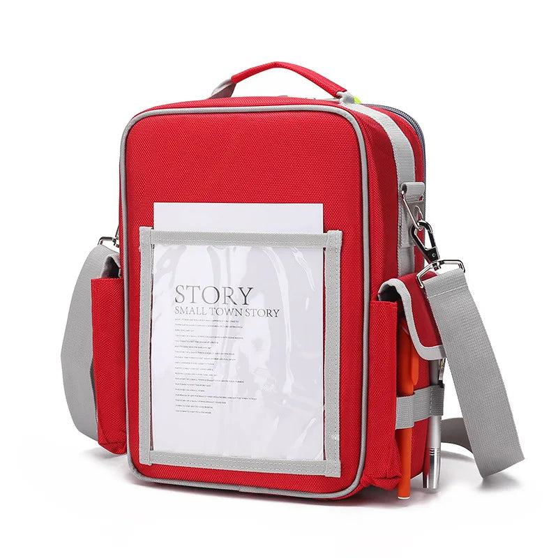 Waterproof Flame-retardant Rescue Empty Medical Bag Large Capacity Flood Relief Emergency Kit Escape Backpack Home First Aid Kit