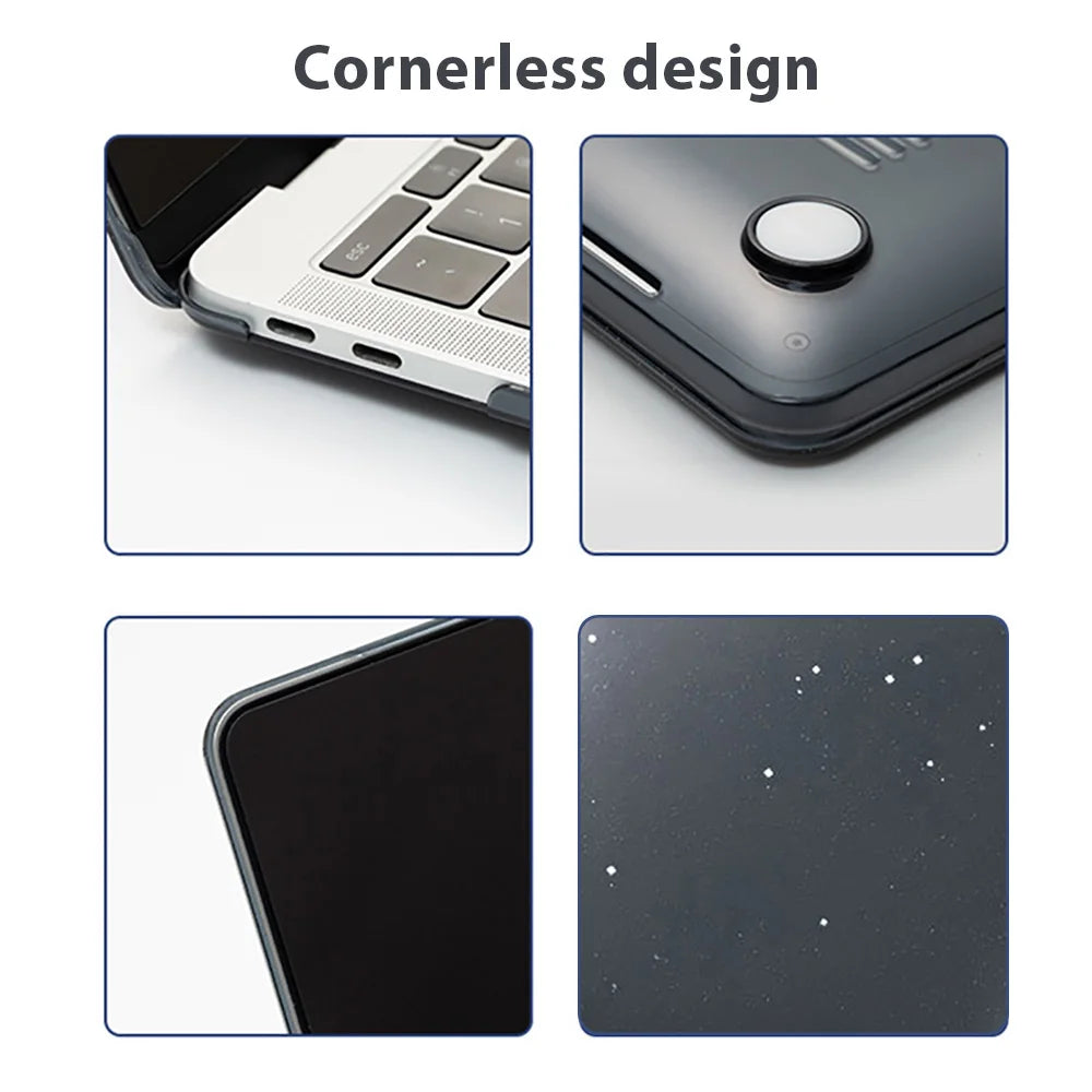 Laptop Case For MacBook Air13 M1 M2 M3 Air 13.3 13.6 Cover Leaves no Fingerprints For Pro 14 Case New Pro 16 Macbook Accessories