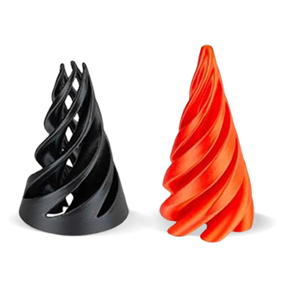 3D Printed Spiral Cone Toy Fidget Toy Impossible Pyramid Passthrough Sculpture Mini Vortex Thread Illusion for Kids and Adults