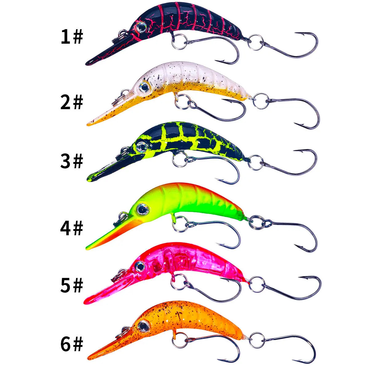 Floating pesca Minnow 5.2cm 2.5g Fishing Lure Mini Artificial Hard Bait Sharp Hook Crankbait Wobbler Trout Pike Bass Fishing