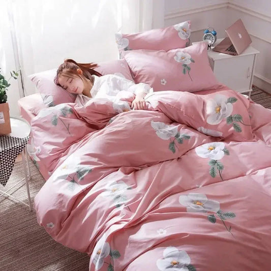 High End Bed Sheets Comfortable and Lightweight Duvet Cover Suitable for All Skin Types Male Female Students in All Seasons