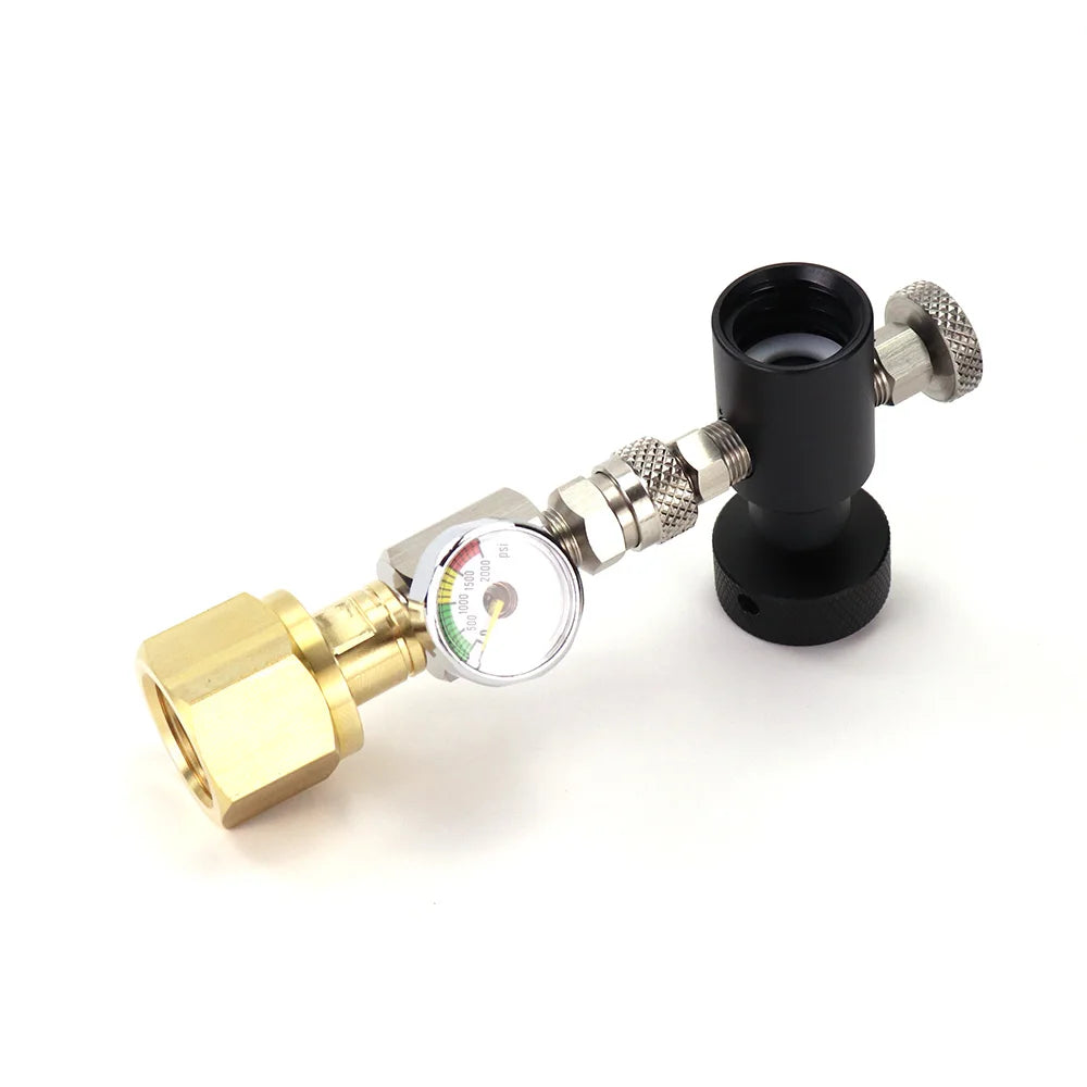 Soda Co2 Cylinder Tank Refill Adapter Filling Station Fit Fit Sodastream Blue CO2 Cylinder(Tr21-4 Thread) W21.8-14 Or CGA320