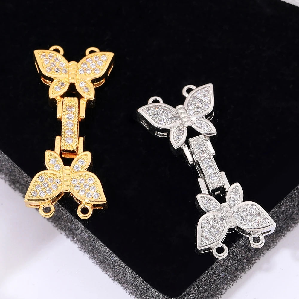 Juya Handmade Baroque Jewelry Material Silver Color Fastener Hook Clasp Accessories For Women Beadwork Pearl Bead Jewelry Making