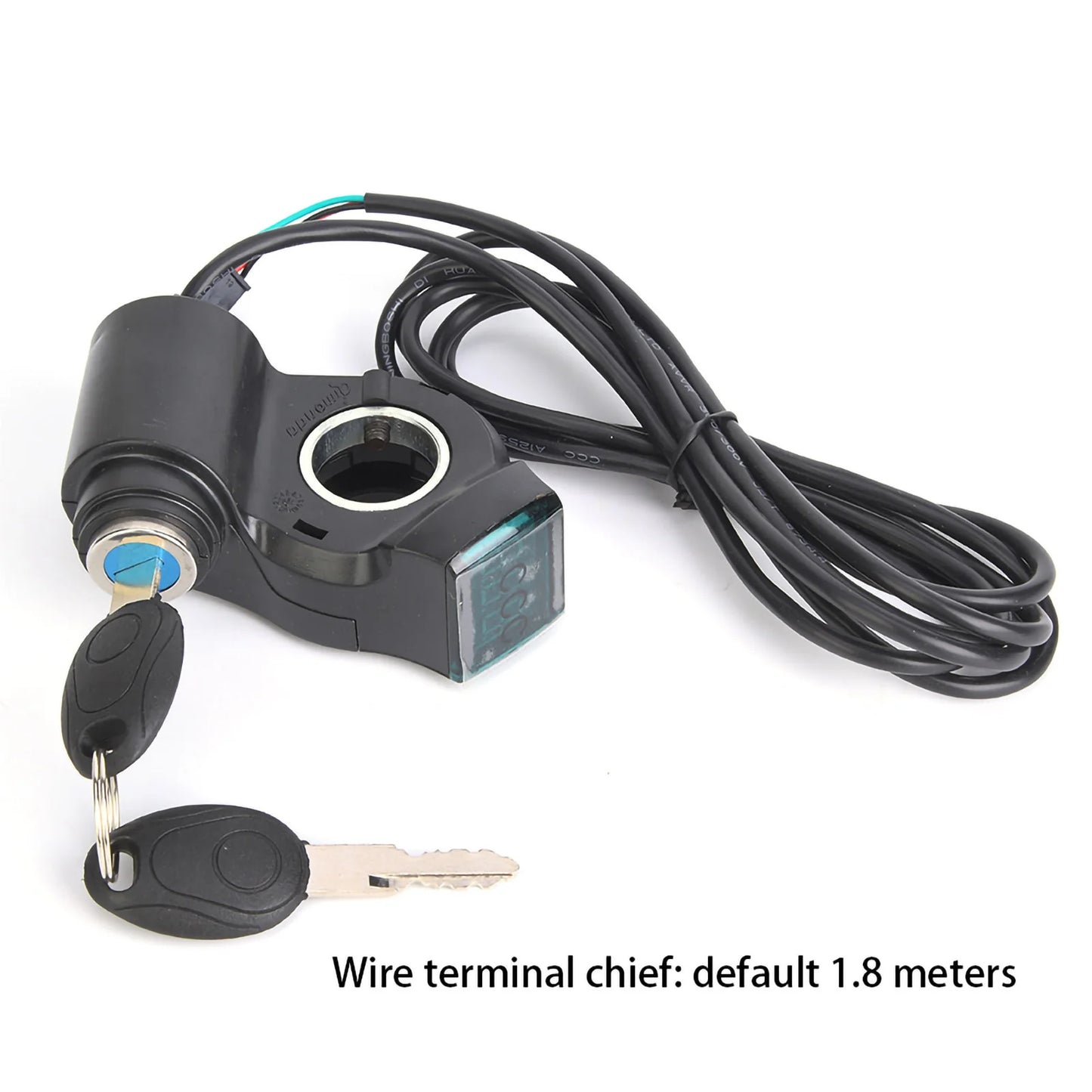 Finger Thumb Throttle E-Bike Switch Handle  LCD Digital Battery Vehicle Voltage Display Switch 12V to 99V Speed Control