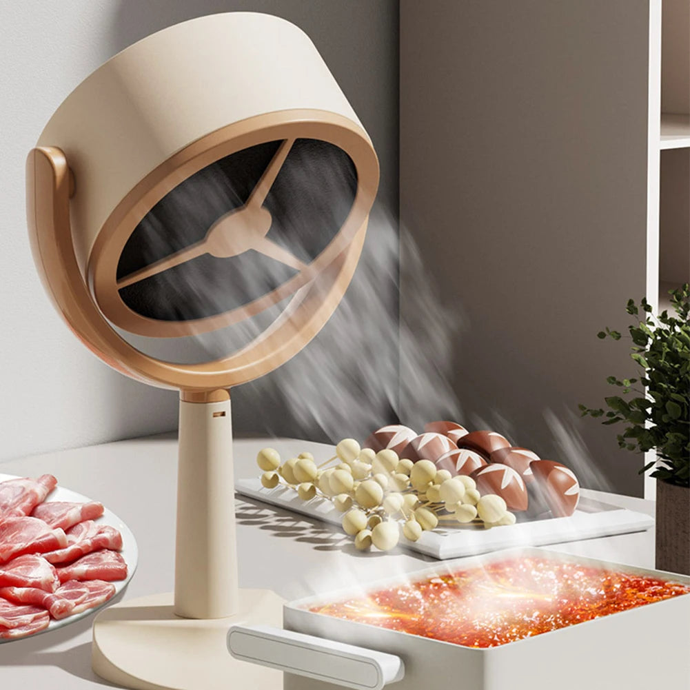 USB Desktop Range Hoods Portable Exhaust Fan Adjustable Angle Small Kitchen Hood Extractor Barbecue Large Suction Cooker Hood