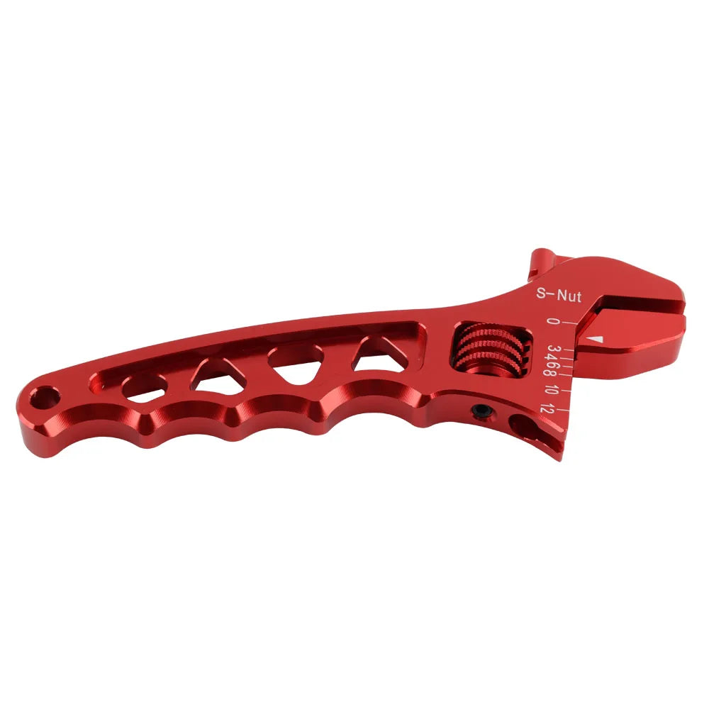 Blue Red Black Adjustable AN 3 4 6 8 10 12 Aluminum WRENCH HOSE Fitting Tool Aluminum Spanner AN3-AN12  Hose Fitting