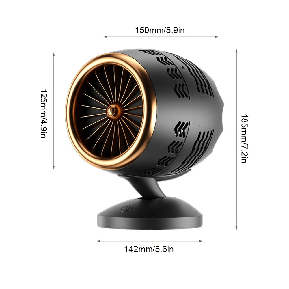 Desktop Range Hood Low Noise Kitchen Exhaust Fan Height Angle Adjustment Extractor Hood for Indoor BBQ Hot Pot