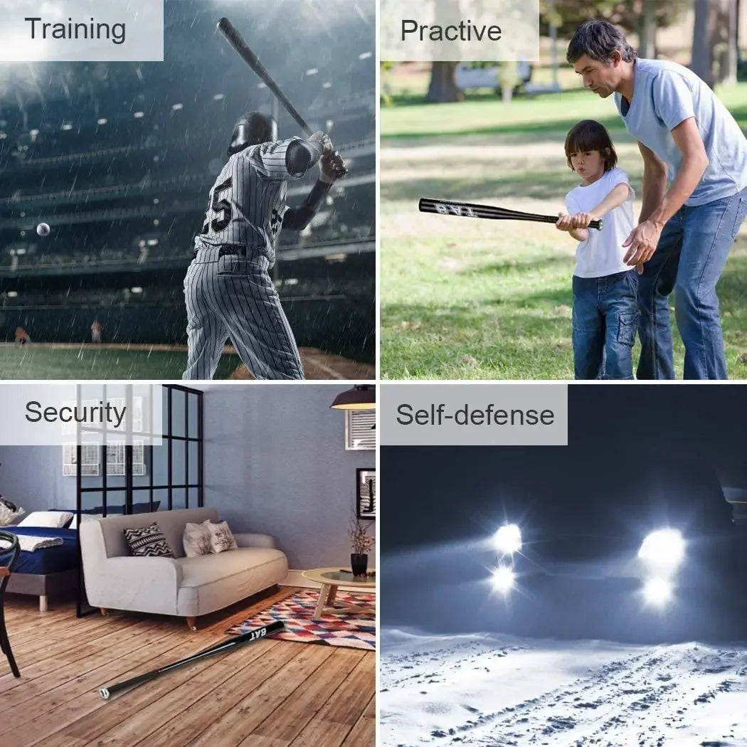 New Aluminum Alloy Thickened Baseball Bat And Softball Gloves Ball 20-25inch Five Colors Outdoor Sports Home Person Self-Defense