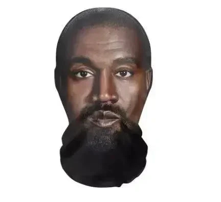 Creative 3d Printed Full Face Mask Head Fit Elastic See-through Mask For Men Women Idea For Anti-facial Cosplay Headdress