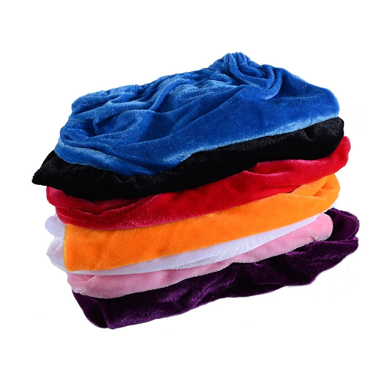 1 pair Velvet Ice Skating Shoes cover Figure Skating Shoe Cover Anti Dirty Flannelette Elastic Anti Grinding