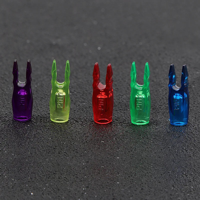 50pcs/lot Arrow Pin Plastic Nocks Tails NO.1 For Compound Recurve Bow Hunting Achery Shooting Archery Accessories