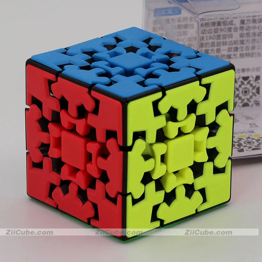 Ziicube YuMo Gear Magic Cube 3x3 57mm Professional Educational Toys Twist Smart Games Stickerless Cog Wheel Puzzles Cubos Magico