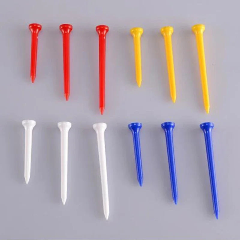 PGM 50pcs Golf TEE Plastic Cup Pins Tack Factory Wholesale Direct Selling 36/54/70/83mm Random Color QT009