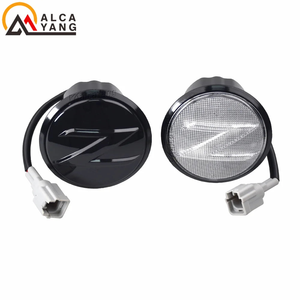 2X Led Dynamic Z Logo Side Marker Light Signal Sequential Blinker For Nissan Nismo 370Z 350Z Coupe Z34 Z33 2003-2020Accessories