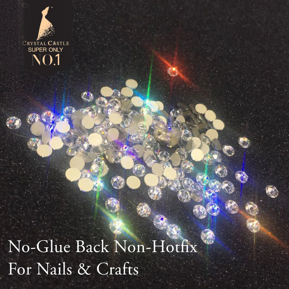 Crafts Crystal Stones 3D Nail Art Glitter Clothing Flatback Diamond Diy Dresses Gems Clear Strass Hotfix Rhinestones For Clothes